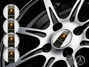 Lamborghini Car Rim Decal Style Premium Dome Edition